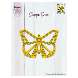 Stanzform Präge Stanzschablone Cutting Die - Nellie`s - SD323 Origami Schmetterling